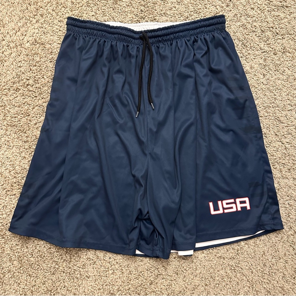 Protime Sports Passport Basketball USA Shorts Reversible